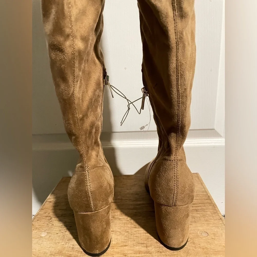NEW MARC FISHER Luley Faux Suede Over The Knee Boots